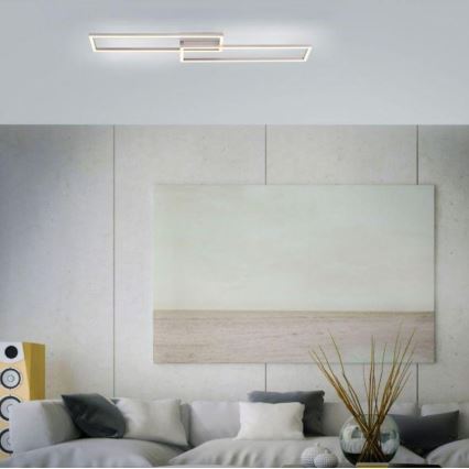 Leuchten Direkt 14023-55 - LED ljusreglerad fastsatt Ljuskrona  IVEN 2xLED/15,1W/230V
