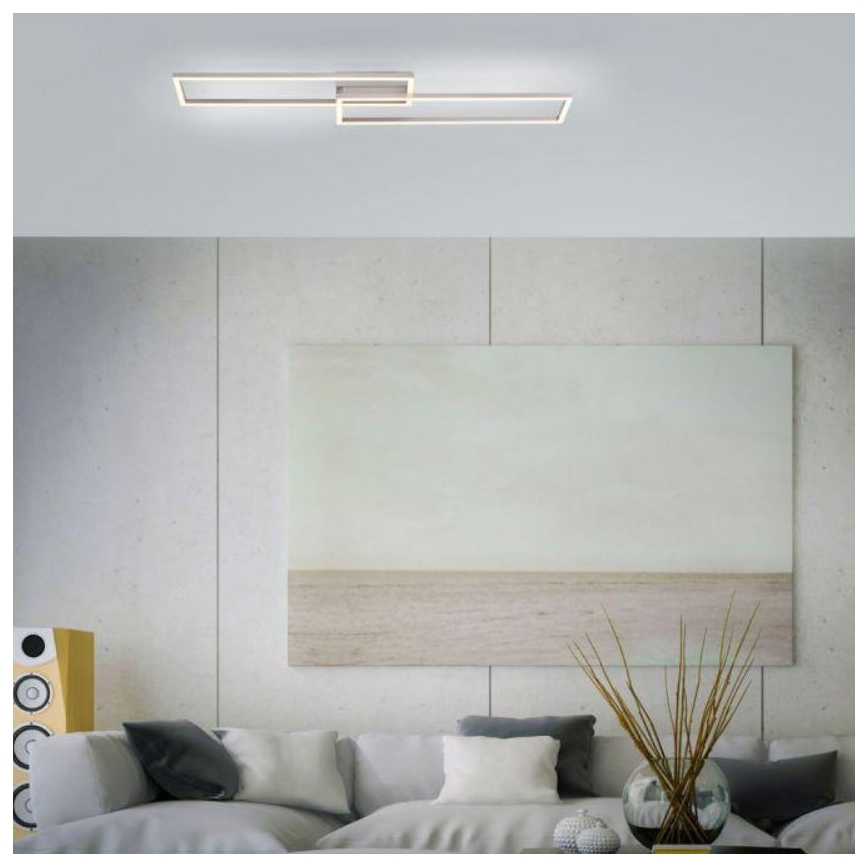 Leuchten Direkt 14023-55 - LED ljusreglerad fastsatt Ljuskrona  IVEN 2xLED/15,1W/230V