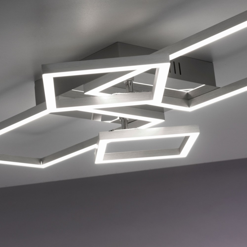 Leuchten Direkt 14030-55 - LED fastsatt Ljuskrona  IVEN 2xLED/12W/230V + 2xLED/5,5W