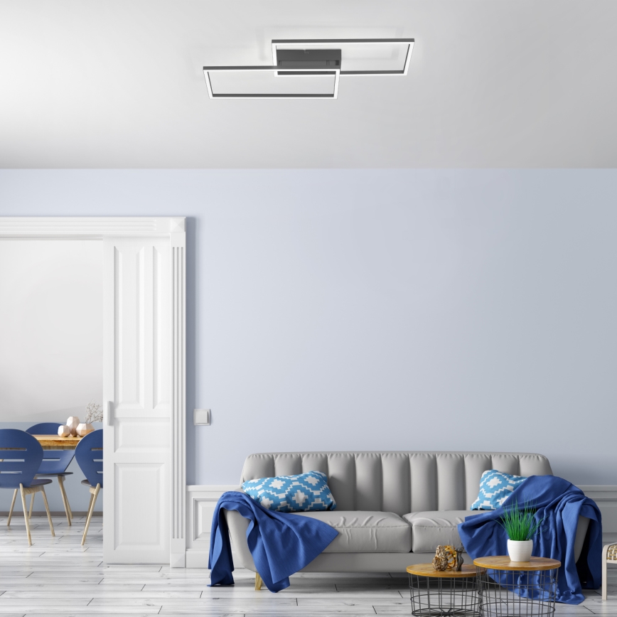 Leuchten Direkt 14140-18 - LED Dimbar belysning IVEN 2xLED/13.5W/230V + Fjärrstyrd