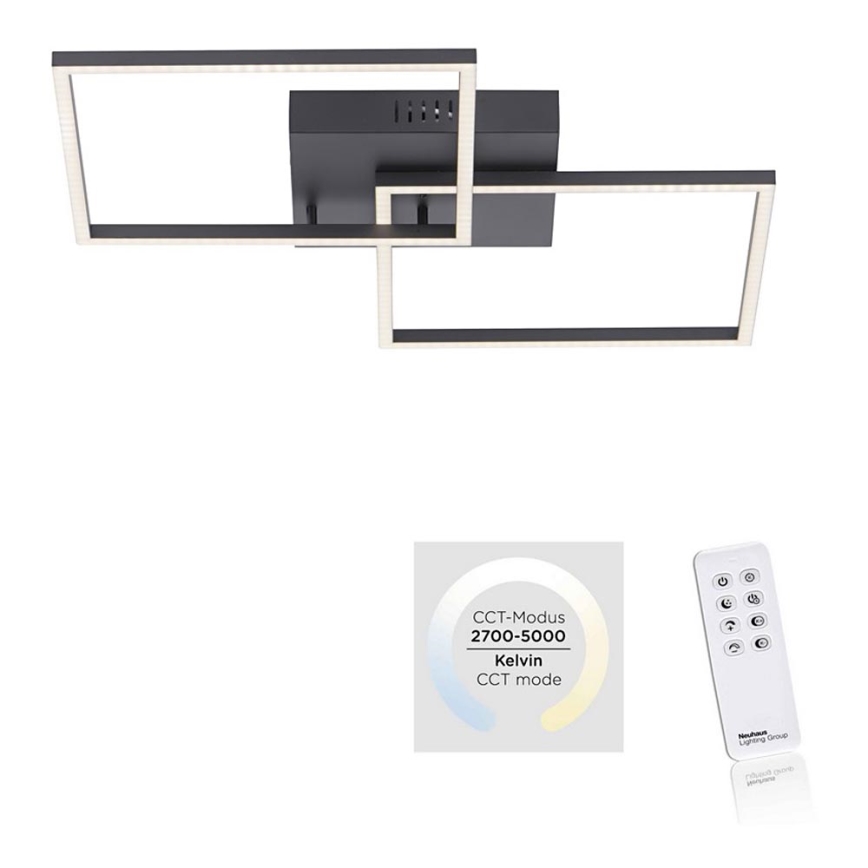 Leuchten Direkt 14141-18 - Dimbar LED-lampa IVEN 2xLED/14W/230V + Fjärrstyrd