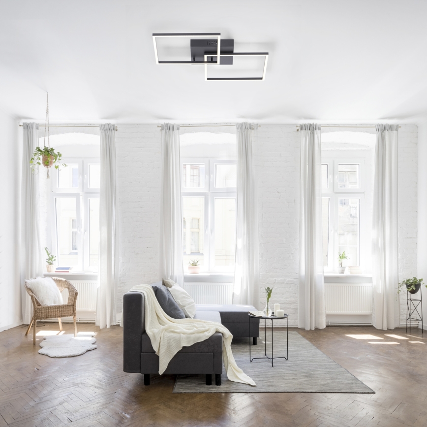 Leuchten Direkt 14141-18 - Dimbar LED-lampa IVEN 2xLED/14W/230V + Fjärrstyrd