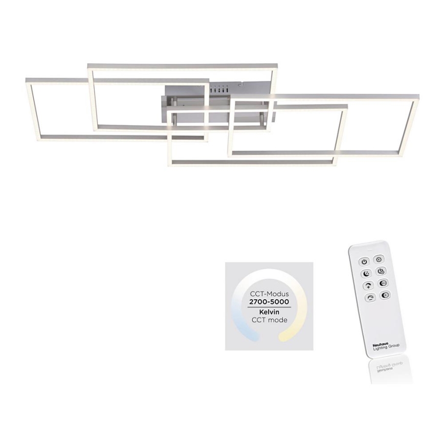Leuchten Direkt 14151-55 - LED Dimbar belysning IVEN 4xLED/12W/230V + Fjärrstyrd