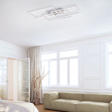 Leuchten Direkt 14151-55 - LED Dimbar belysning IVEN 4xLED/12W/230V + Fjärrstyrd