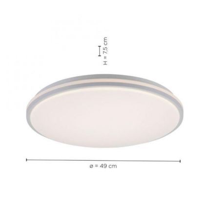Leuchten Direkt 14209-16 - LED ljusreglerad taklampa  COLIN LED/32,4W/230V