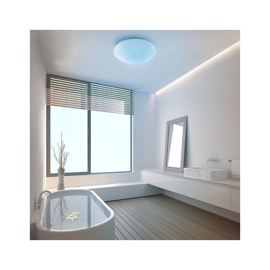 Leuchten Direkt 14241-16 - LEDRGB ljusreglerad taklampa  SKYLER LED/5,6W/230V + fjärrkontroll