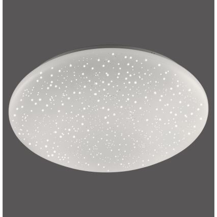 Leuchten Direkt 14242-16 - LEDRGB ljusreglerad taklampa  SKYLER LED/18W/230V + fjärrkontroll 