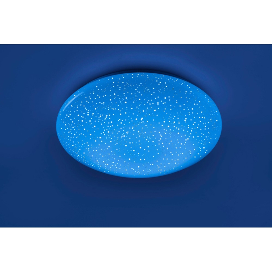 Leuchten Direkt 14242-16 - LEDRGB ljusreglerad taklampa  SKYLER LED/18W/230V + fjärrkontroll 