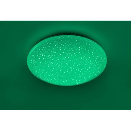 Leuchten Direkt 14242-16 - LEDRGB ljusreglerad taklampa  SKYLER LED/18W/230V + fjärrkontroll 