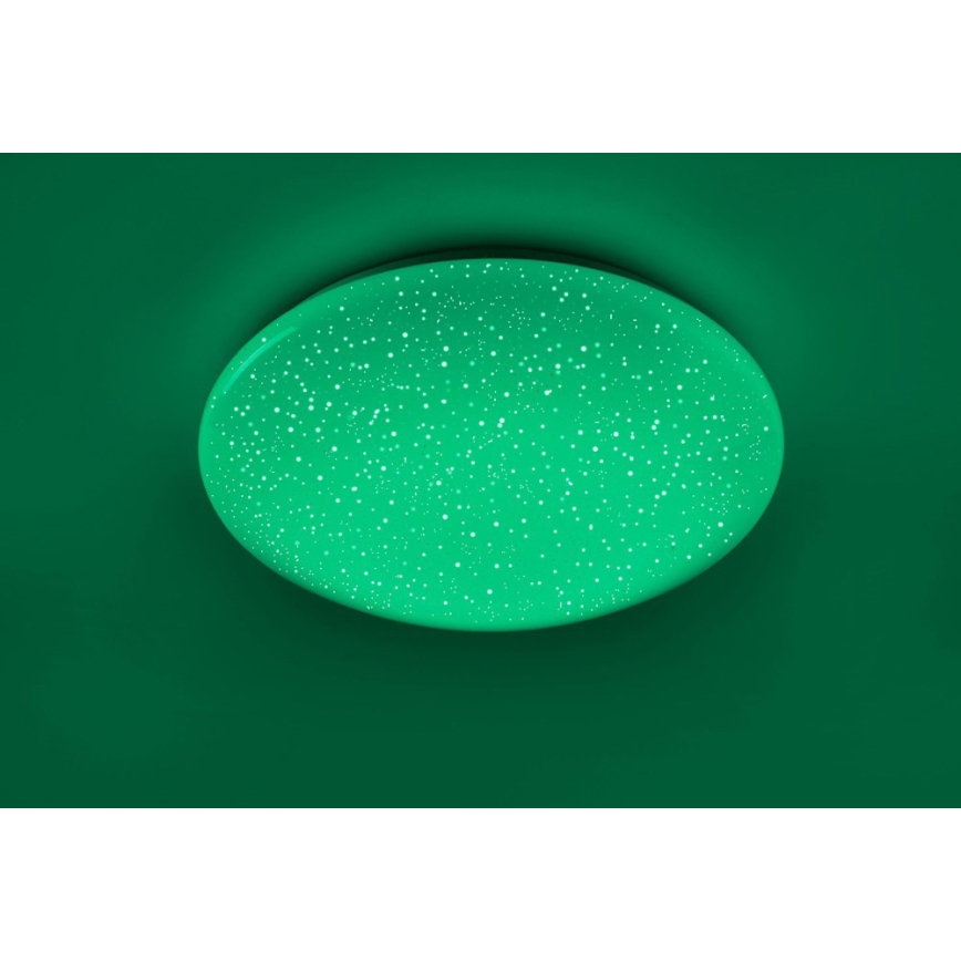 Leuchten Direkt 14242-16 - LEDRGB ljusreglerad taklampa  SKYLER LED/18W/230V + fjärrkontroll 