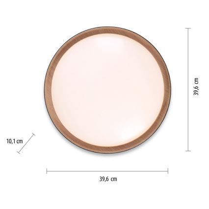 Leuchten Direkt 14347-18 - LED Dimmable belysning EMILIA LED/28,8W/230V svart
