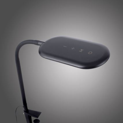 Leuchten Direkt 14404-18-LED ljusreglerad bordslampa med klipp KELLY LED/7W/230V 3000/4000/6000K