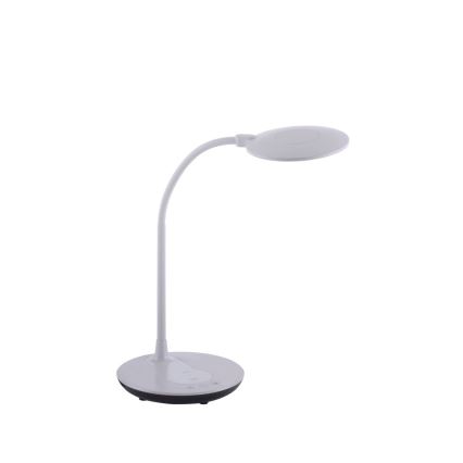 Leuchten Direkt 14416-16 - LED ljusreglerad touch bordslampa  med trådlös laddning  ASTRID LED/5W/230V 3000/4000/5500K + USB