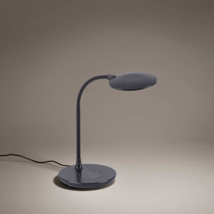 Leuchten Direkt 14416-18 - LED ljusreglerad touch bordslampa  med trådlös laddning  ASTRID LED/5W/230V 3000/4000/5500K + USB