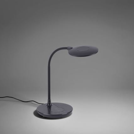 Leuchten Direkt 14416-18 - LED ljusreglerad touch bordslampa  med trådlös laddning  ASTRID LED/5W/230V 3000/4000/5500K + USB