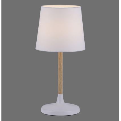 Leuchten Direkt 14423-16 - Bordslampa  NIMA 1xE14/40W/230V vit 