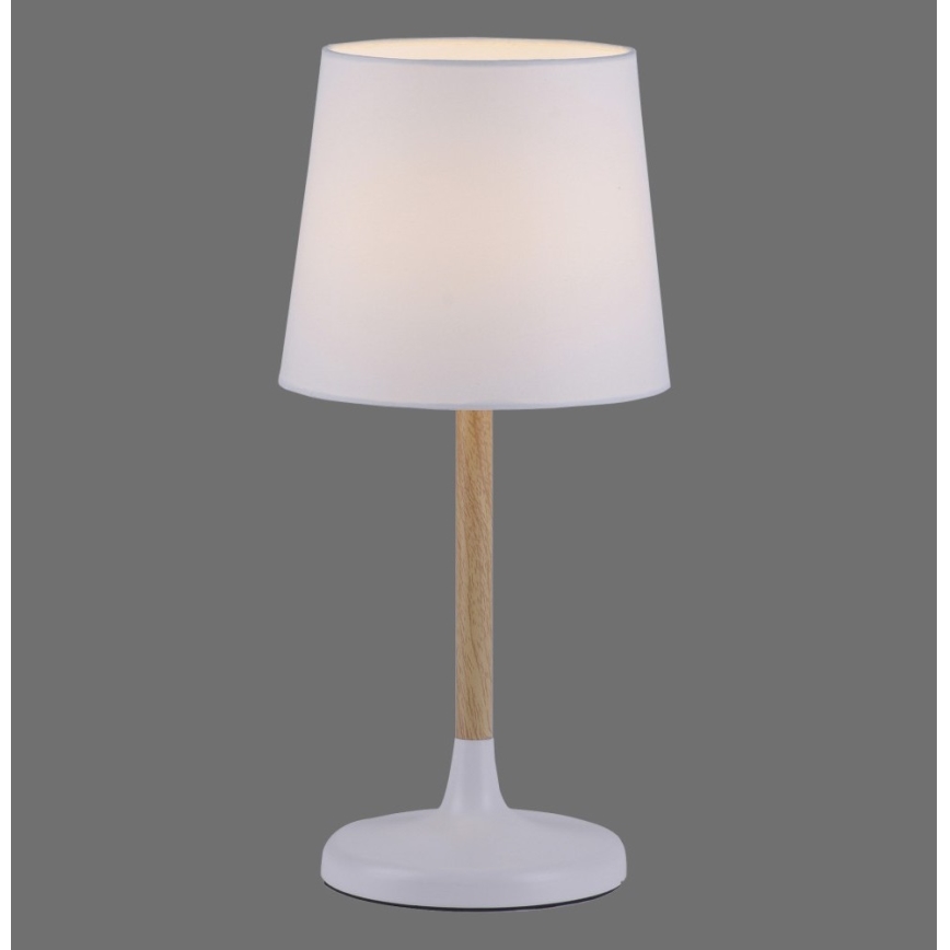 Leuchten Direkt 14423-16 - Bordslampa  NIMA 1xE14/40W/230V vit 