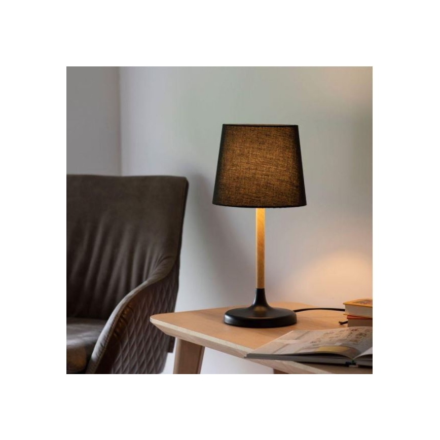 Leuchten Direkt 14423-18 - Bordslampa  NIMA 1xE14/40W/230V svart