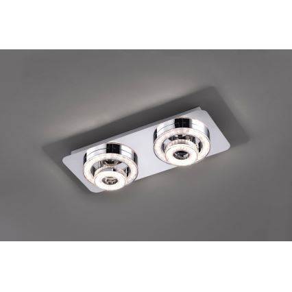 Leuchten Direkt 14521-17 - LED taklampa TIM 2xLED/2,8W/230V + 2xLED/3,1W