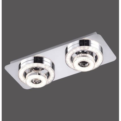 Leuchten Direkt 14521-17 - LED taklampa TIM 2xLED/2,8W/230V + 2xLED/3,1W