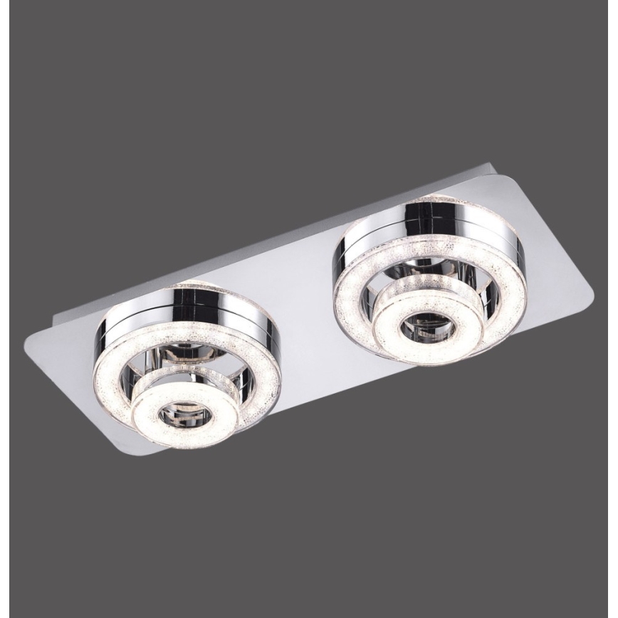 Leuchten Direkt 14521-17 - LED taklampa TIM 2xLED/2,8W/230V + 2xLED/3,1W
