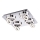 Leuchten Direkt 14522-17 - LED spotlight  TIM 4xLED/2,8W/230V + 4xLED/3,1W
