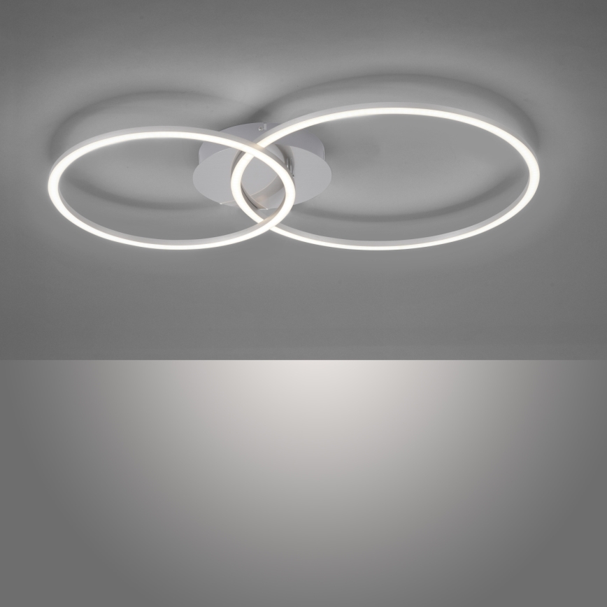 Leuchten Direkt 14537-55 - LED Dimbar belysning IVANKA LED/14W/230V+LED/12W