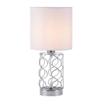 Leuchten Direkt 14615-55 - Bordslampa  DEVA 1xE14/40W/230V matt krom