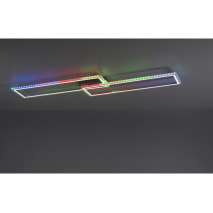 Leuchten Direkt 14635-55 - LED RGB dimbar taklampa FELIX LED/34,5W/230V