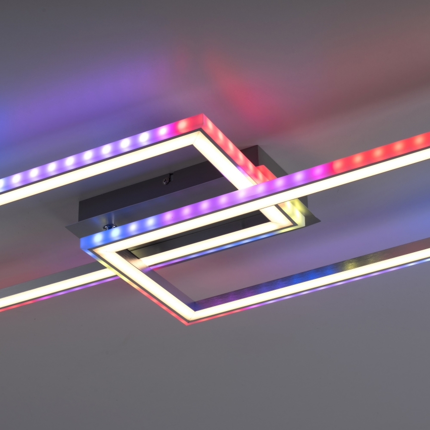 Leuchten Direkt 14635-55 - LED RGB dimbar taklampa FELIX LED/34,5W/230V