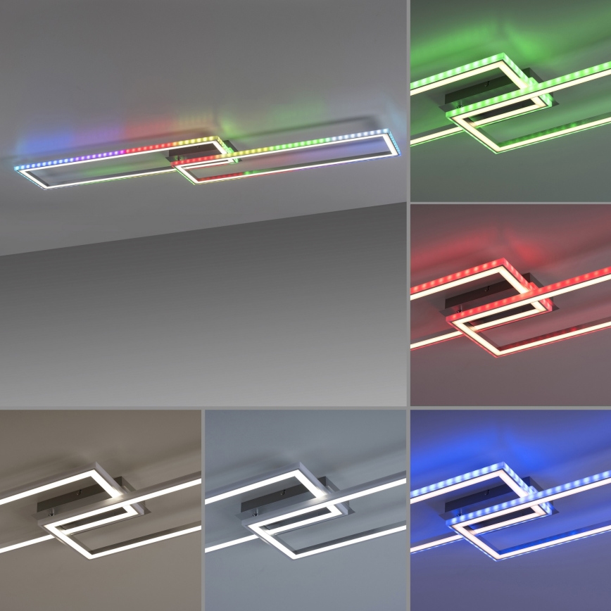 Leuchten Direkt 14635-55 - LED RGB dimbar taklampa FELIX LED/34,5W/230V