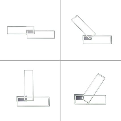 Leuchten Direkt 14635-55 - LED RGB dimbar taklampa FELIX LED/34,5W/230V