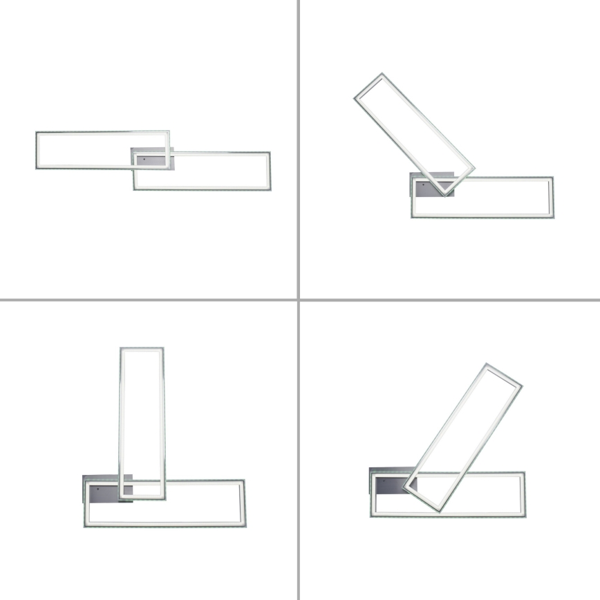 Leuchten Direkt 14635-55 - LED RGB dimbar taklampa FELIX LED/34,5W/230V