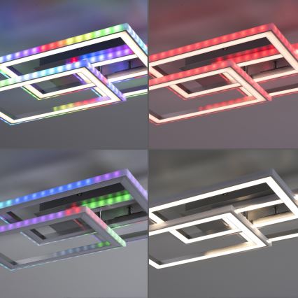 Leuchten Direkt 14636-55 - LED RGB dimbar taklampa FELIX LED/35W/230V