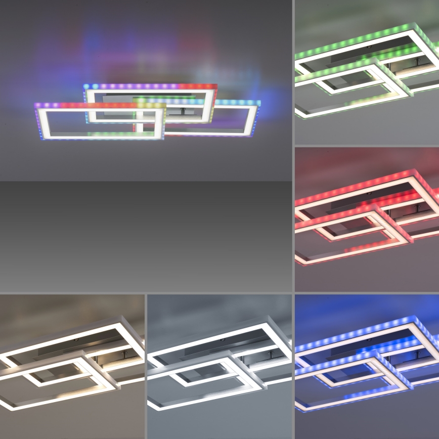 Leuchten Direkt 14636-55 - LED RGB dimbar taklampa FELIX LED/35W/230V