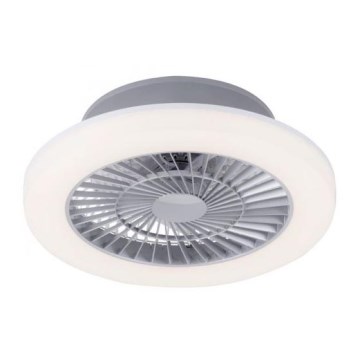 Leuchten Direkt 14645-55 - LED Belysning med en fläkt  LEONARD LED/27W/230V