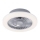 Leuchten Direkt 14645-55 - LED Belysning med en fläkt  LEONARD LED/27W/230V