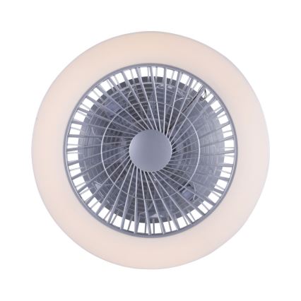 Leuchten Direkt 14645-55 - LED Belysning med en fläkt  LEONARD LED/27W/230V