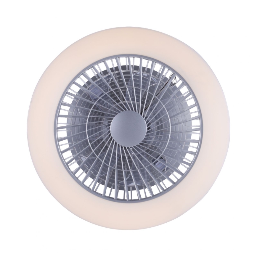 Leuchten Direkt 14645-55 - LED Belysning med en fläkt  LEONARD LED/27W/230V