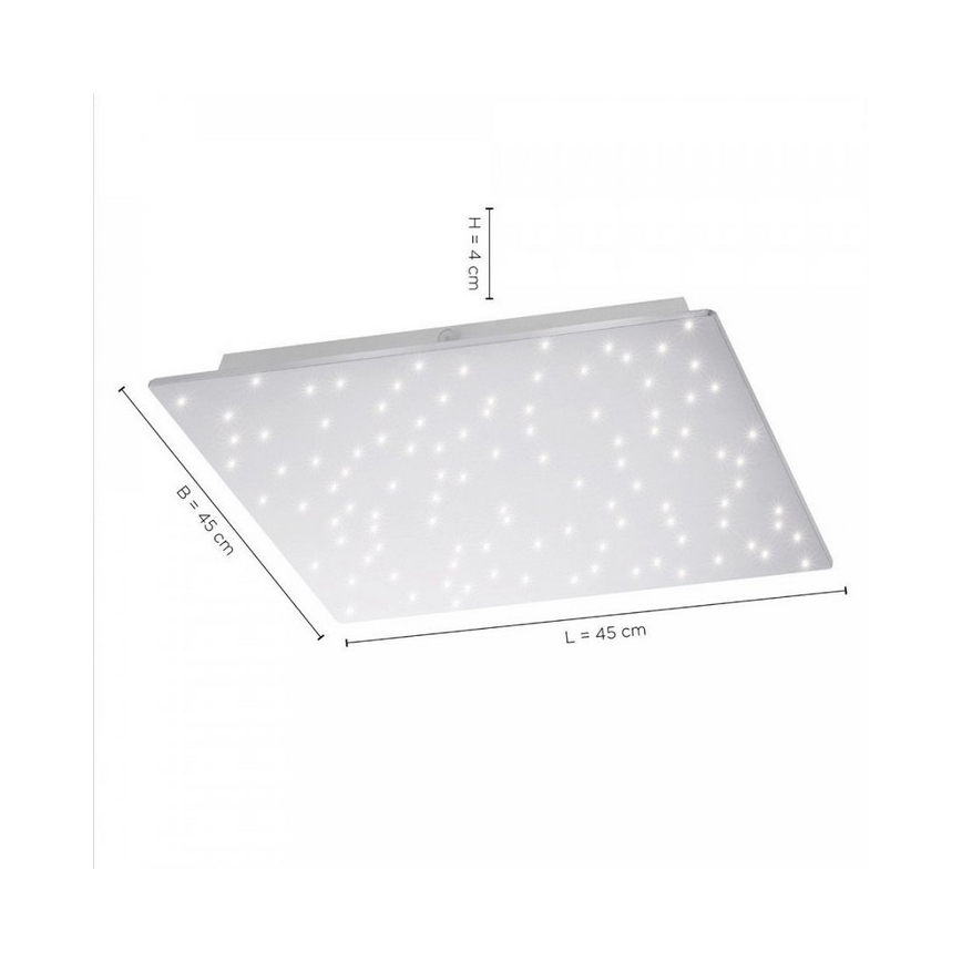 Leuchten Direkt 14671-55 - LED ljusreglerad taklampa  SPARKLE LED/18W/230V 2700-5000K + fjärrkontroll 