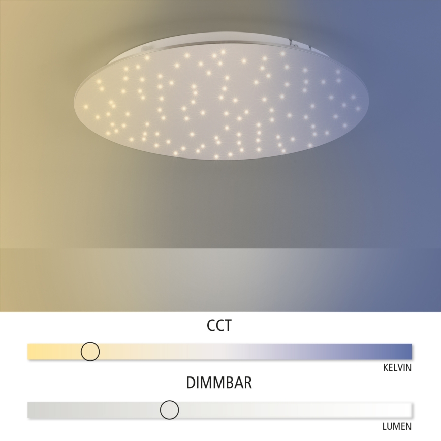Leuchten Direkt 14673-55 - LED Dimbar belysning SPARKLE LED/18W/230V + Fjärrstyrd