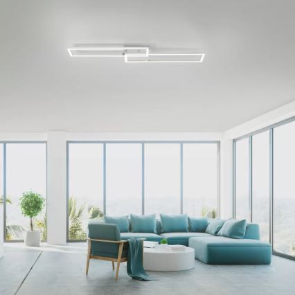 Leuchten Direkt 14691-55 - Fäst LED ljusreglerad ljuskrona IVEN 2xLED/18W/230V
