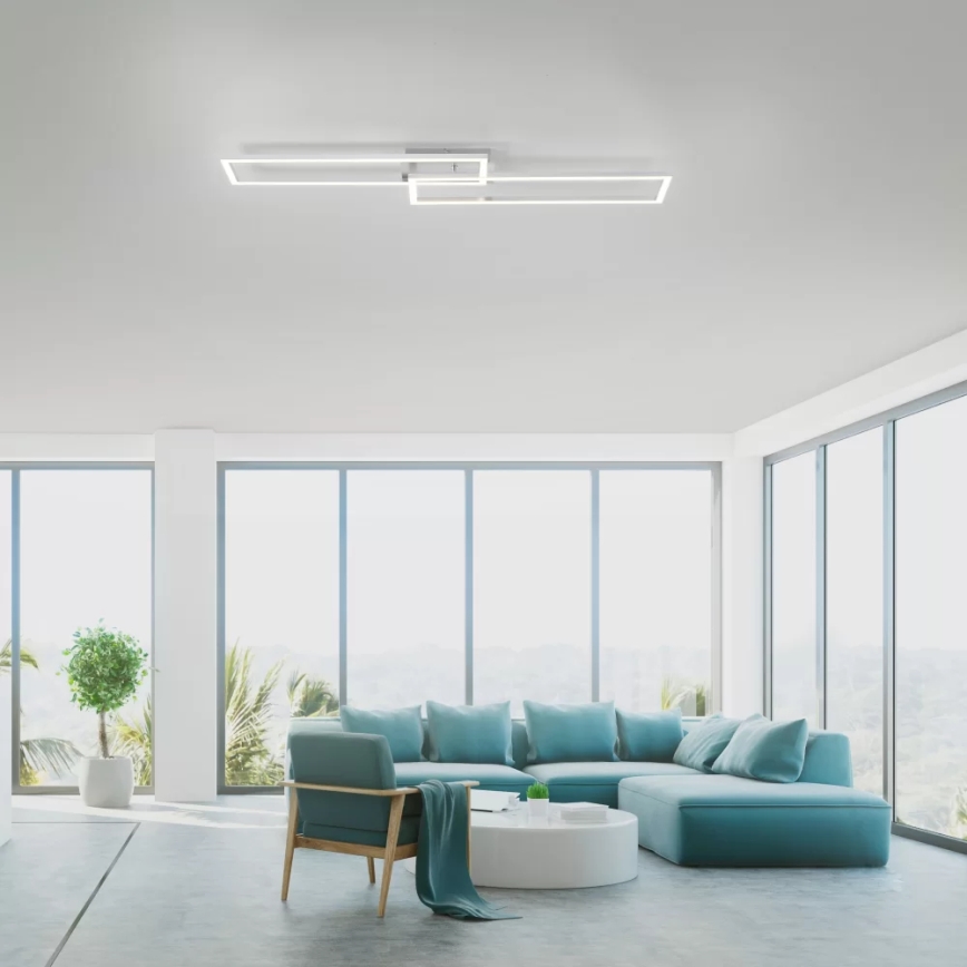Leuchten Direkt 14691-55 - Fäst LED ljusreglerad ljuskrona IVEN 2xLED/18W/230V