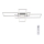 Leuchten Direkt 14693-55 - LED Dimmable ceiling belysning ASMIN LED/48W/230V