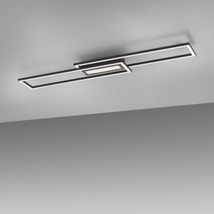 Leuchten Direkt 14696-18 - Fäst LED ljusreglerad ljuskrona ASMIN LED/45W/230V svart