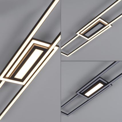 Leuchten Direkt 14696-18 - Fäst LED ljusreglerad ljuskrona ASMIN LED/45W/230V svart