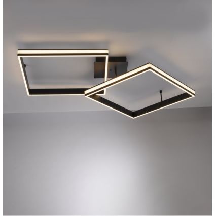Leuchten Direkt 14700-18 - LED ljusreglerad fastsatt Ljuskrona  ELIS 2xLED/19W/230V + fjärrkontroll 