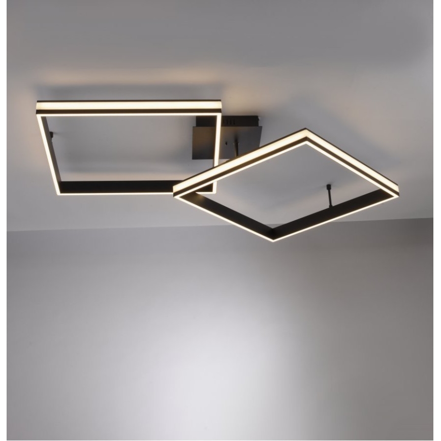Leuchten Direkt 14700-18 - LED ljusreglerad fastsatt Ljuskrona  ELIS 2xLED/19W/230V + fjärrkontroll 