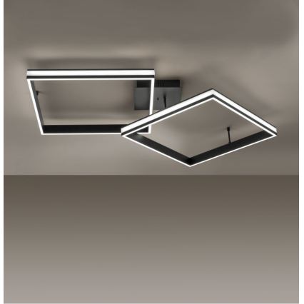 Leuchten Direkt 14700-18 - LED ljusreglerad fastsatt Ljuskrona  ELIS 2xLED/19W/230V + fjärrkontroll 