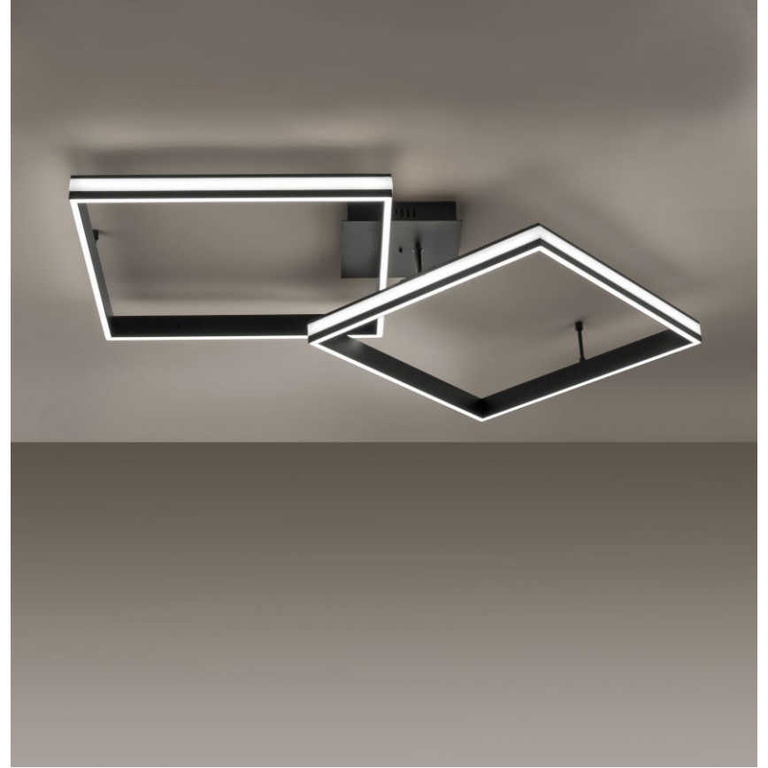 Leuchten Direkt 14700-18 - LED ljusreglerad fastsatt Ljuskrona  ELIS 2xLED/19W/230V + fjärrkontroll 